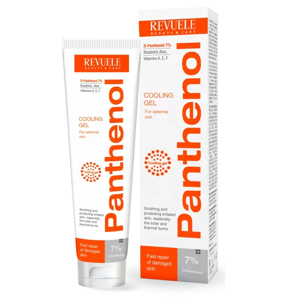 REVUELE PANTHENOL Cooling Gel for solar and thermal burns, 75ml