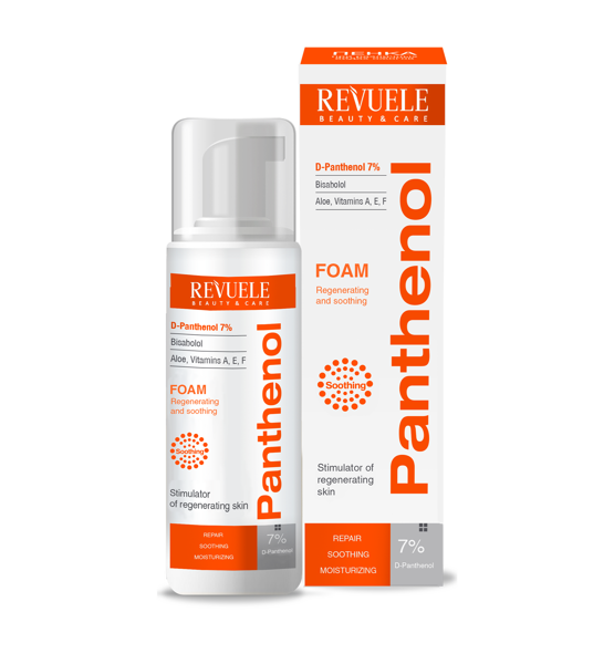 REVUELE PANTHENOL Foam for different burns types, 150ml,